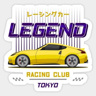 Tuner Yellow 370Z JDM Sticker